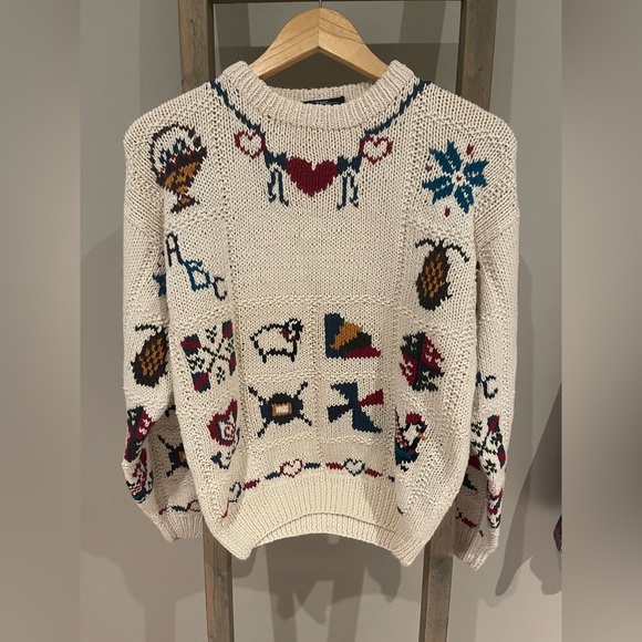 Woolrich Sweaters - 90s Woolrich Vintage Chunky Knit Sweater Women’s medium